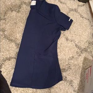 Skechers navy scrub top